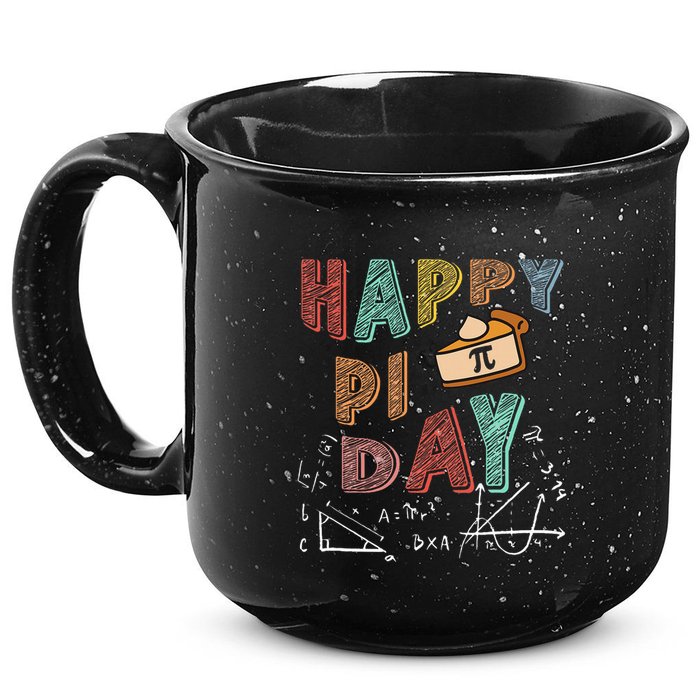 3.14 PI Day Pie Day Pi Symbol For Math Lovers 15oz Campfire Ceramic Mug