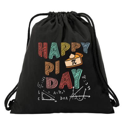 3.14 PI Day Pie Day Pi Symbol For Math Lovers Drawstring Bag