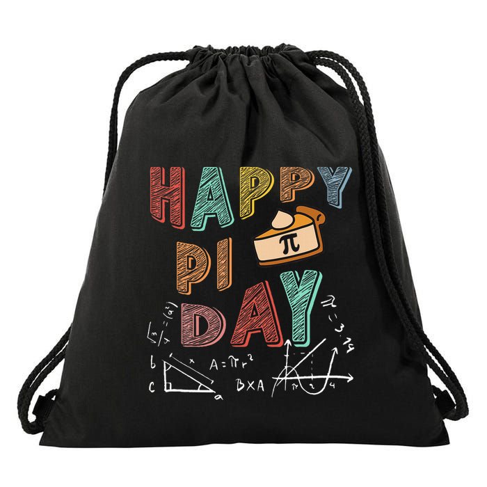 3.14 PI Day Pie Day Pi Symbol For Math Lovers Drawstring Bag