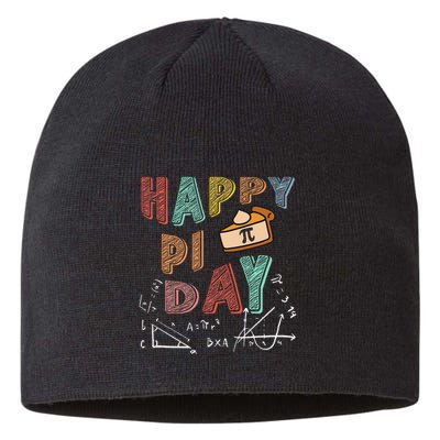 3.14 PI Day Pie Day Pi Symbol For Math Lovers Sustainable Beanie