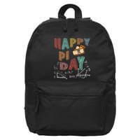 3.14 PI Day Pie Day Pi Symbol For Math Lovers 16 in Basic Backpack