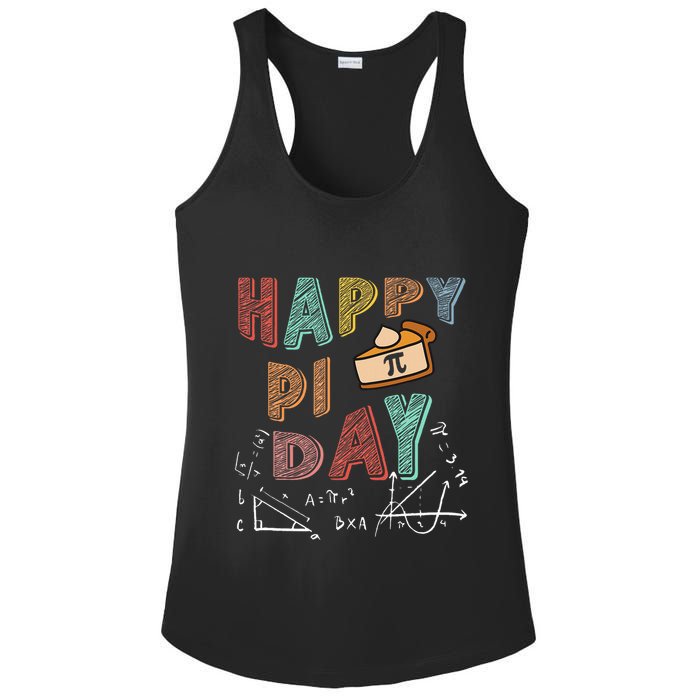 3.14 PI Day Pie Day Pi Symbol For Math Lovers Ladies PosiCharge Competitor Racerback Tank