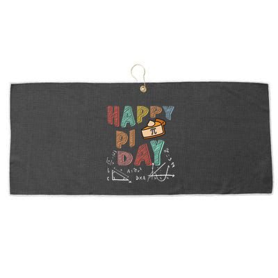 3.14 PI Day Pie Day Pi Symbol For Math Lovers Large Microfiber Waffle Golf Towel