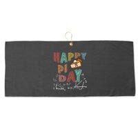 3.14 PI Day Pie Day Pi Symbol For Math Lovers Large Microfiber Waffle Golf Towel