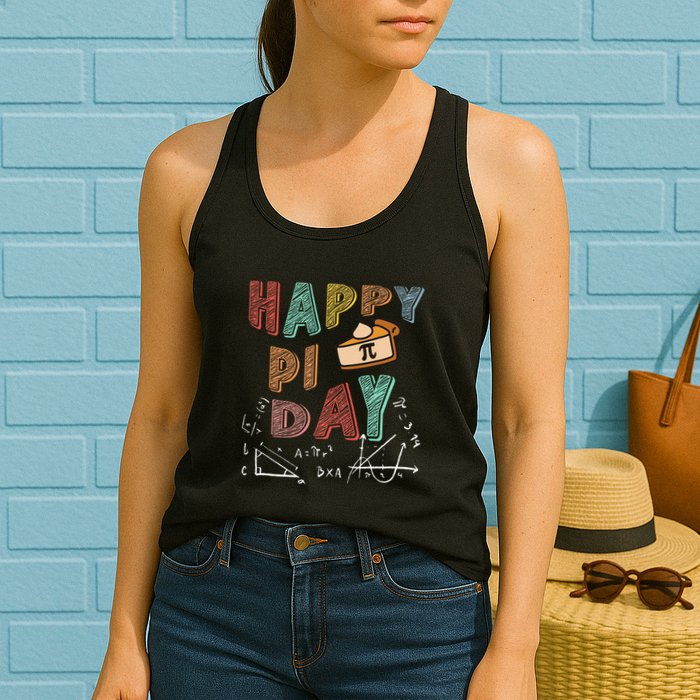 3.14 PI Day Pie Day Pi Symbol For Math Lovers Womens Tank Top