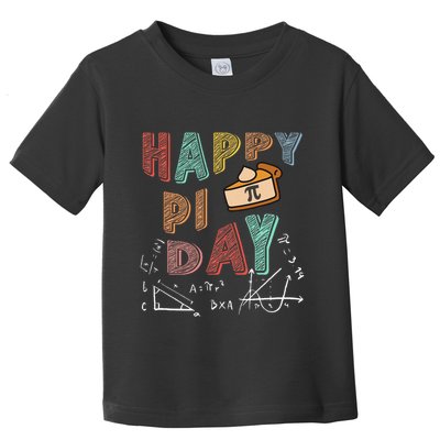 3.14 PI Day Pie Day Pi Symbol For Math Lovers Toddler T-Shirt