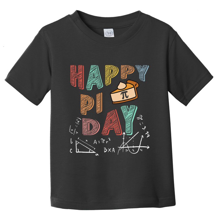 3.14 PI Day Pie Day Pi Symbol For Math Lovers Toddler T-Shirt