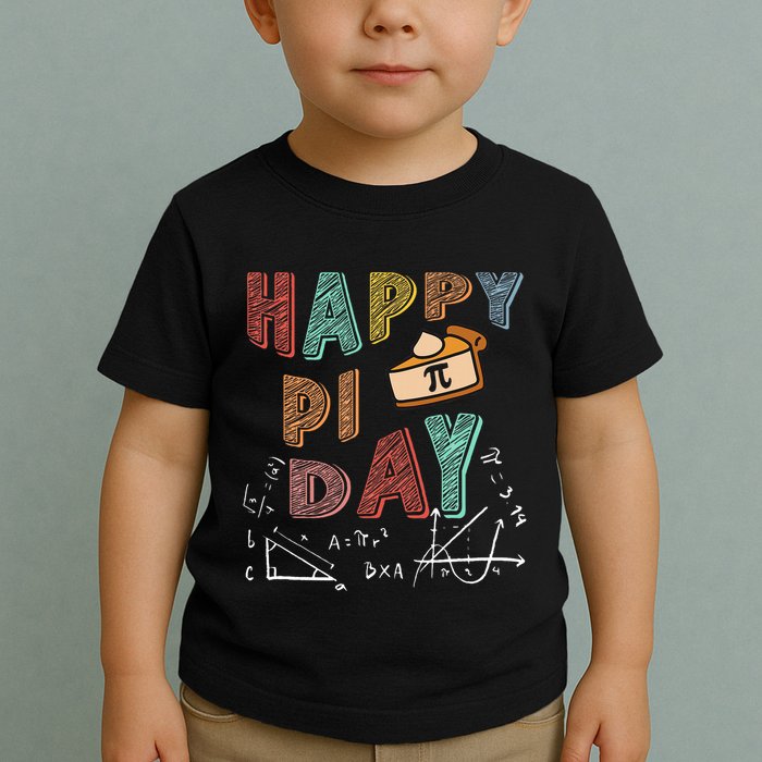 3.14 PI Day Pie Day Pi Symbol For Math Lovers Toddler T-Shirt