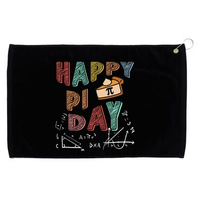 3.14 PI Day Pie Day Pi Symbol For Math Lovers Grommeted Golf Towel