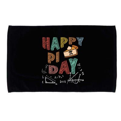3.14 PI Day Pie Day Pi Symbol For Math Lovers Microfiber Hand Towel