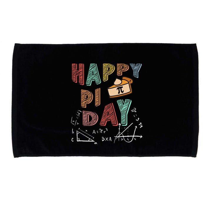 3.14 PI Day Pie Day Pi Symbol For Math Lovers Microfiber Hand Towel