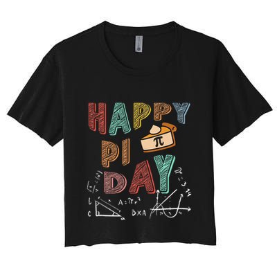 3.14 PI Day Pie Day Pi Symbol For Math Lovers Crop Top