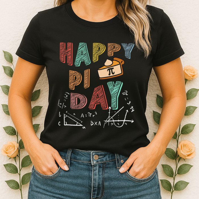 3.14 PI Day Pie Day Pi Symbol For Math Lovers Womens T-Shirt