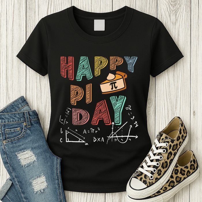 3.14 PI Day Pie Day Pi Symbol For Math Lovers Womens T-Shirt