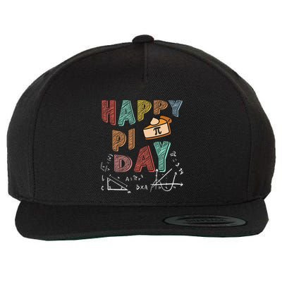 3.14 PI Day Pie Day Pi Symbol For Math Lovers Wool Snapback Cap
