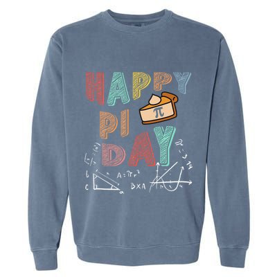 3.14 PI Day Pie Day Pi Symbol For Math Lovers Garment-Dyed Sweatshirt