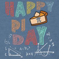 3.14 PI Day Pie Day Pi Symbol For Math Lovers Garment-Dyed Sweatshirt