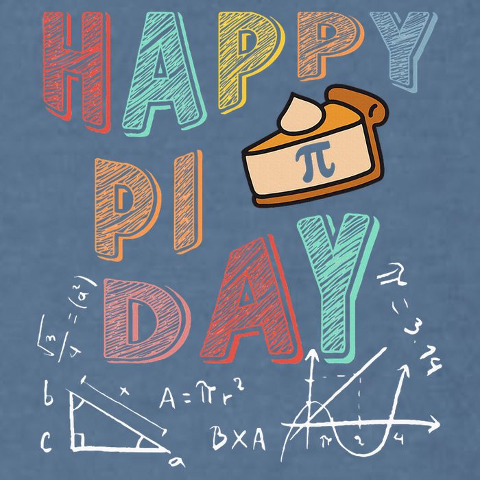 3.14 PI Day Pie Day Pi Symbol For Math Lovers Garment-Dyed Sweatshirt