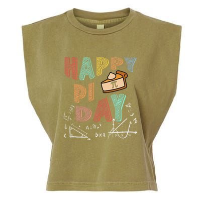 3.14 PI Day Pie Day Pi Symbol For Math Lovers Garment-Dyed Women's Muscle Tee