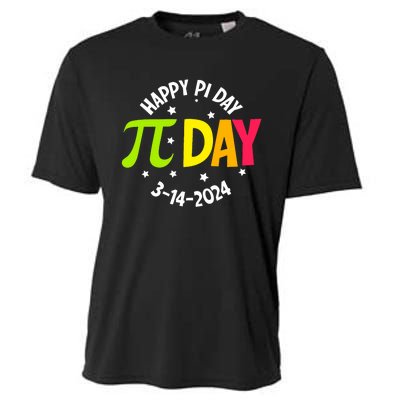 3.14 Pi Day Pie Day Pi Symbol For Math Lovers Cooling Performance Crew T-Shirt