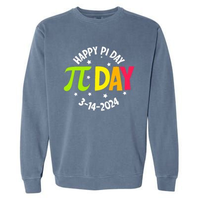 3.14 Pi Day Pie Day Pi Symbol For Math Lovers Garment-Dyed Sweatshirt