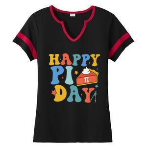 3.14 PI Day Pie Day Pi Symbol For Math Lovers Ladies Halftime Notch Neck Tee