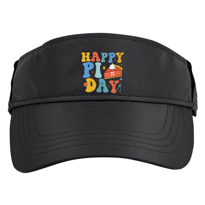 3.14 PI Day Pie Day Pi Symbol For Math Lovers Adult Drive Performance Visor