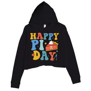 3.14 PI Day Pie Day Pi Symbol For Math Lovers Crop Fleece Hoodie