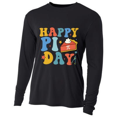 3.14 PI Day Pie Day Pi Symbol For Math Lovers Cooling Performance Long Sleeve Crew