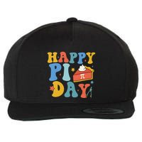 3.14 PI Day Pie Day Pi Symbol For Math Lovers Wool Snapback Cap