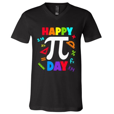 3.14 PI Day Pie Day Pi Symbol For Math Lovers V-Neck T-Shirt