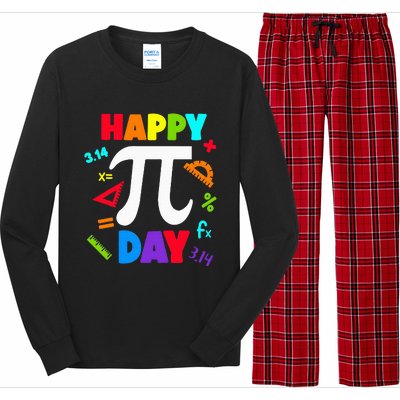 3.14 PI Day Pie Day Pi Symbol For Math Lovers Long Sleeve Pajama Set