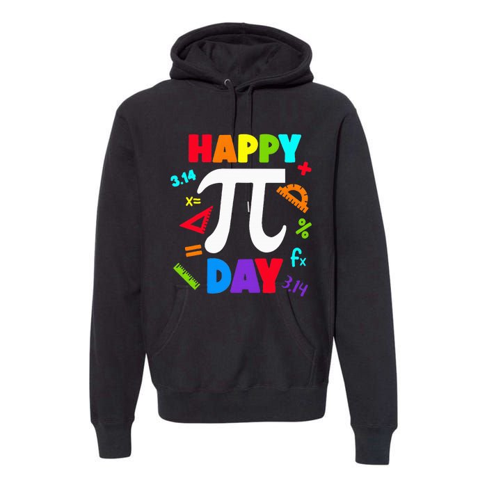 3.14 PI Day Pie Day Pi Symbol For Math Lovers Premium Hoodie