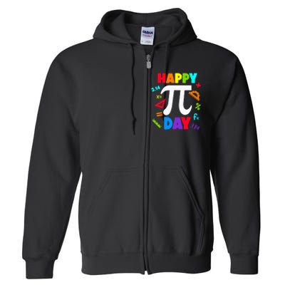 3.14 PI Day Pie Day Pi Symbol For Math Lovers Full Zip Hoodie