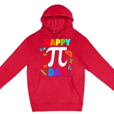 3.14 PI Day Pie Day Pi Symbol For Math Lovers Premium Pullover Hoodie