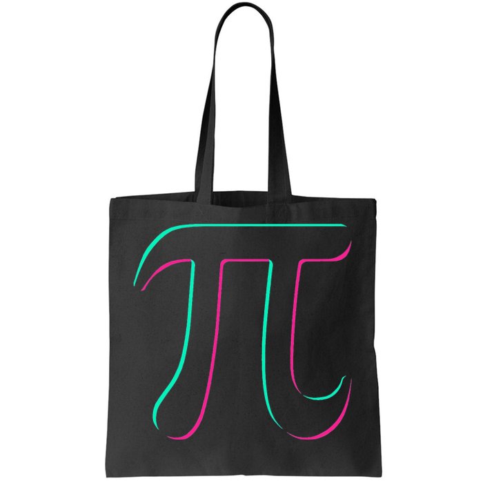 3.14 Pi Digits Glitch 3.14 Pi Math Teacher Happy Pi Day Tote Bag