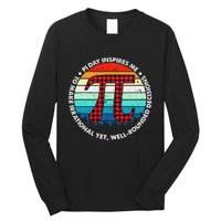 3.14 Pi Digits Vintage 3.14 Pi Math Teacher Happy Pi Day Long Sleeve Shirt