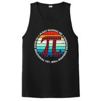 3.14 Pi Digits Vintage 3.14 Pi Math Teacher Happy Pi Day PosiCharge Competitor Tank