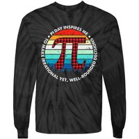 3.14 Pi Digits Vintage 3.14 Pi Math Teacher Happy Pi Day Tie-Dye Long Sleeve Shirt