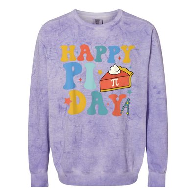 3.14 Pi Day Pie Day Pi Symbol For Math Lovers Colorblast Crewneck Sweatshirt