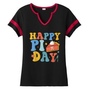 3.14 Pi Day Pie Day Pi Symbol For Math Lovers Ladies Halftime Notch Neck Tee