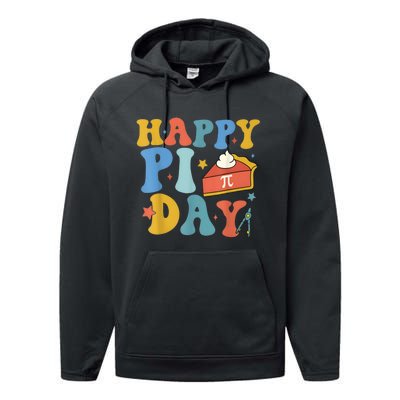 3.14 Pi Day Pie Day Pi Symbol For Math Lovers Performance Fleece Hoodie