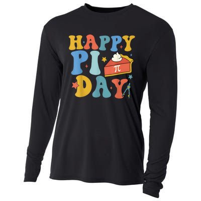 3.14 Pi Day Pie Day Pi Symbol For Math Lovers Cooling Performance Long Sleeve Crew