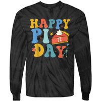 3.14 Pi Day Pie Day Pi Symbol For Math Lovers Tie-Dye Long Sleeve Shirt