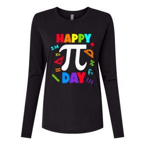 3.14 PI Day Pie Day Pi Symbol For Math Lovers Womens Cotton Relaxed Long Sleeve T-Shirt