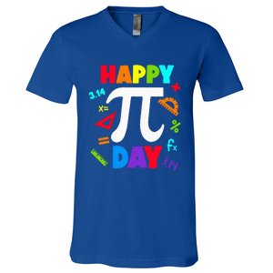 3.14 PI Day Pie Day Pi Symbol For Math Lovers V-Neck T-Shirt