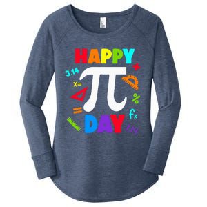 3.14 PI Day Pie Day Pi Symbol For Math Lovers Women's Perfect Tri Tunic Long Sleeve Shirt