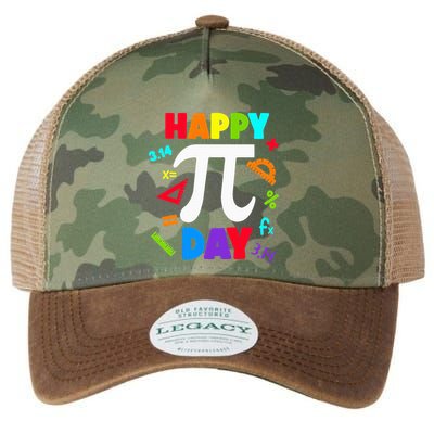 3.14 PI Day Pie Day Pi Symbol For Math Lovers Legacy Tie Dye Trucker Hat