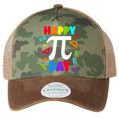 3.14 PI Day Pie Day Pi Symbol For Math Lovers Legacy Tie Dye Trucker Hat