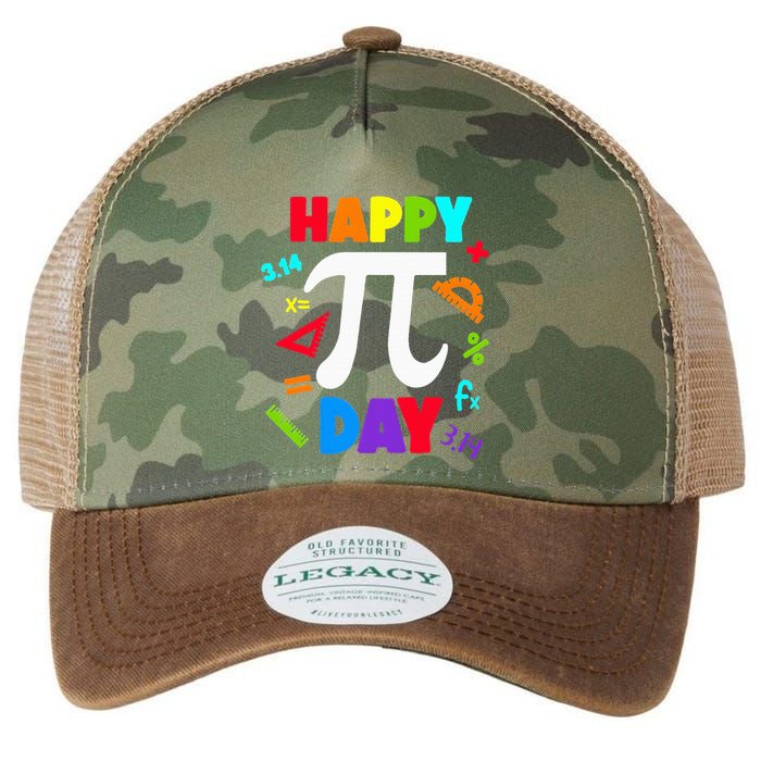 3.14 PI Day Pie Day Pi Symbol For Math Lovers Legacy Tie Dye Trucker Hat